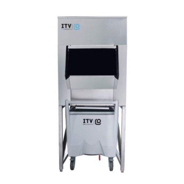  Αποθήκη για παγομηχανή με καρότσι 300+112Kg SCS300